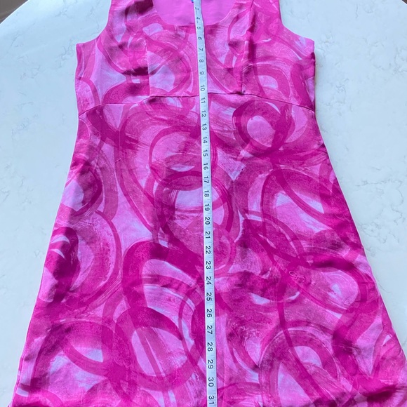 Simply Vera | Vera Wang hot pink chiffon dress - Picture 7 of 12